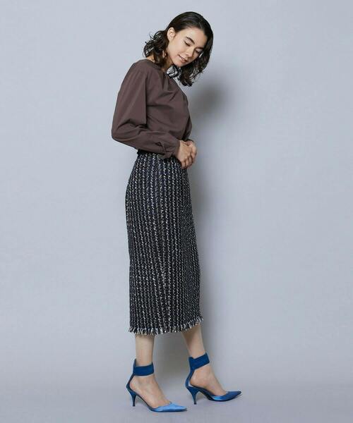 MOGA（モガ）の「TWEEDスカート（スカート・レディース・ブルー・1/2/3）」の10枚目の写真