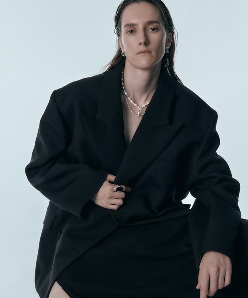 quip queint(クイップクエイント)の「【quip queint】long lucid necklace/ロング ルーシッド ネックレス QU272(ネックレス・レディース・シルバー・FREE)」の2枚目の写真