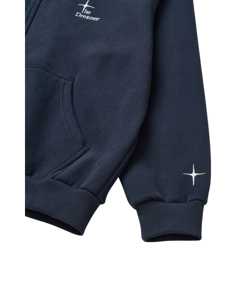 THE DREAMER(ザ・ドリーマー)の「重量ブランケット フードジップアップ ネイビー(パーカー・レディース・その他・SMALL/MEDIUM/LARGE)」の4枚目の写真