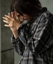 EGO TRIPPING（エゴトリッピング）の「ms6587-HAZE FLANNEL SHIRTS dirty フランネルシャツ(616751)（シャツ/ブラウス）」