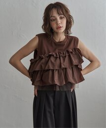 異素材ドッキングマルチウェイトップス
