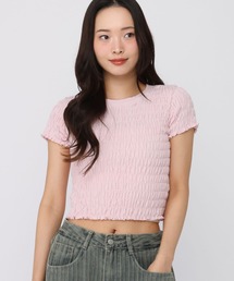 3.3 Field Trip | 3.3 Field Trip/シンプルギャザーショートスリーブトップス(Tシャツ/カットソー)