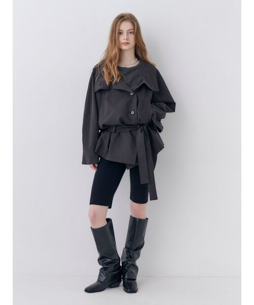 Ungrid(アングリッド)の「ニットサイクルパンツ(その他パンツ・レディース・グレー/ブラック・FREE)」の6枚目の写真