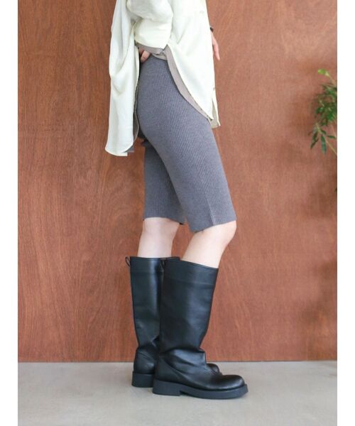 Ungrid(アングリッド)の「ニットサイクルパンツ(その他パンツ・レディース・グレー/ブラック・FREE)」の9枚目の写真