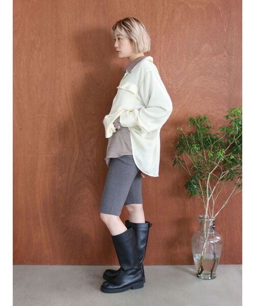 Ungrid(アングリッド)の「ニットサイクルパンツ(その他パンツ・レディース・グレー/ブラック・FREE)」の12枚目の写真