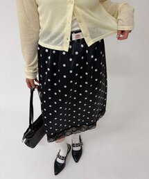 w closet | サテンレーススカート(スカート)