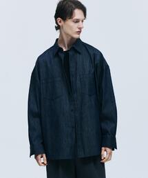 tk.TAKEO KIKUCHI（ティーケータケオキクチ）の「【色褪せしにくいデニム】Comfy Fadeless Denim Seriesデニムシャツ（シャツ/ブラウス）」