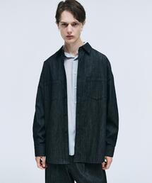 tk.TAKEO KIKUCHI（ティーケータケオキクチ）の「【色褪せしにくいデニム】Comfy Fadeless Denim Seriesデニムシャツ（シャツ/ブラウス）」