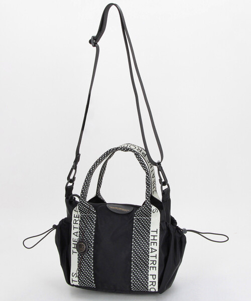 FREAK'S STORE(フリークスストア)の「THEATRE PRODUCTS/シアタープロダクツ ドット ジャガードテープ ナイロン 2WAY ショルダーバッグ/トートバッグ(ショルダーバッグ・レディース・ナチュラル/ブラック・ONE SIZE)」の15枚目の写真