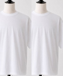 【2パック】オーバーサイズ無地半袖Tシャツ SIDE23-145