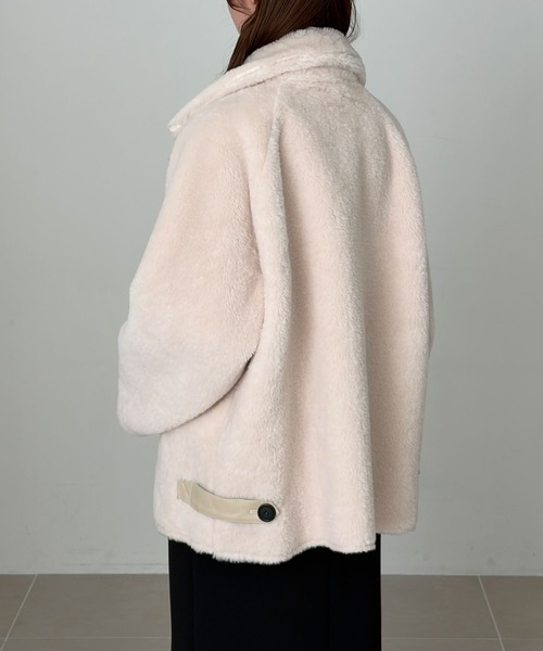 GeeRA(ジーラ)の「B3ボアブルゾン(ブルゾン・レディース・ブラウン/アイボリー・X-LARGE/LARGE/MEDIUM)」の10枚目の写真