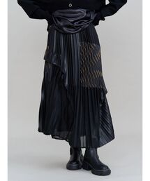 PATCHWORK PLEATS SK / パッチワークプリーツスカート