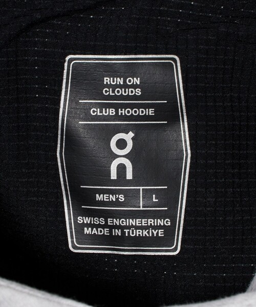 On(オン)の「<On>Club Hoodie/フーディー(パーカー・メンズ・ブラック/その他1・L/S/M/XL)」の14枚目の写真