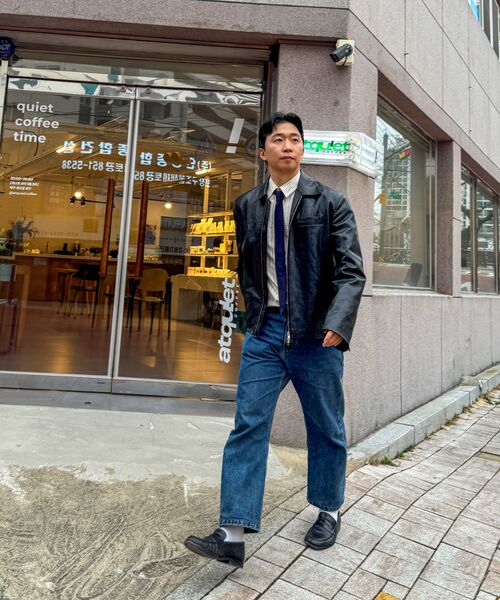 TY(ティワイ)の「OP ライトストライプシャツ, アイボリーブラウン(シャツ/ブラウス・メンズ・ブラウン系その他・MEDIUM/LARGE/X-LARGE)」の6枚目の写真