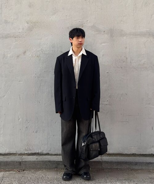 TY(ティワイ)の「OP ライトストライプシャツ, アイボリーブラウン(シャツ/ブラウス・メンズ・ブラウン系その他・MEDIUM/LARGE/X-LARGE)」の13枚目の写真