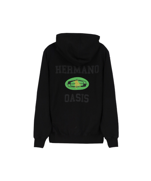AFTERMATH（アフターマス）の「HERMANO ZIP HOODIE [BLACK]（パーカー・レディース・ブラック・X-LARGE/MEDIUM/LARGE）」の2枚目の写真