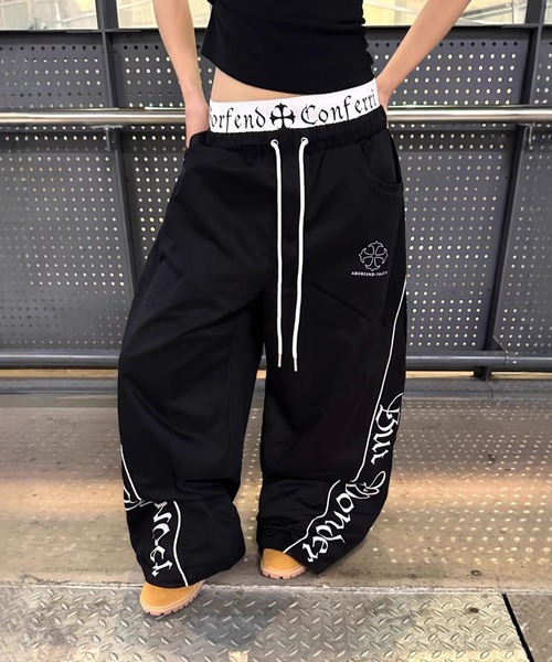 UP START(アップスタート)の「【Bls】 【ZL】【Bling Leads】ダブルハイウエスト イージーパンツ(BL)(その他パンツ・レディース・ブラック・LARGE/MEDIUM)」の5枚目の写真