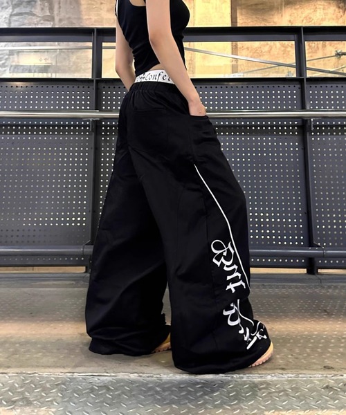 UP START(アップスタート)の「【Bls】 【ZL】【Bling Leads】ダブルハイウエスト イージーパンツ(BL)(その他パンツ・レディース・ブラック・LARGE/MEDIUM)」の9枚目の写真