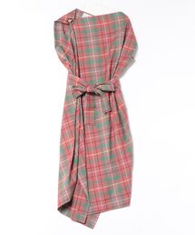 TARTAN CHECKレクタングルジャンパースカート