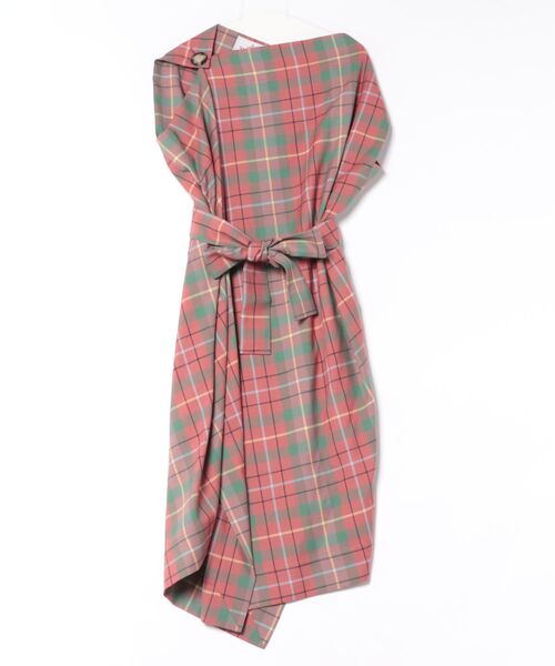 Vivienne Westwood（ヴィヴィアンウエストウッド）の「TARTAN CHECKﾚｸﾀﾝｸﾞﾙｼﾞｬﾝﾊﾟｰｽｶｰﾄ（ワンピース・レディース・ブラック系その他/ピンク系その他・FREE）」の2枚目の写真