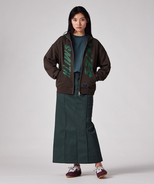 Dickies(ディッキーズ)の「ウィメンズ Dickie(R) × PS Paul Smith ジップアップ パーカ / 265914 DC005W(パーカー・レディース・ネイビー/ブラウン・MEDIUM)」の3枚目の写真