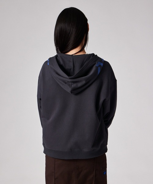 Dickies(ディッキーズ)の「ウィメンズ Dickie(R) × PS Paul Smith ジップアップ パーカ / 265914 DC005W(パーカー・レディース・ネイビー/ブラウン・MEDIUM)」の7枚目の写真