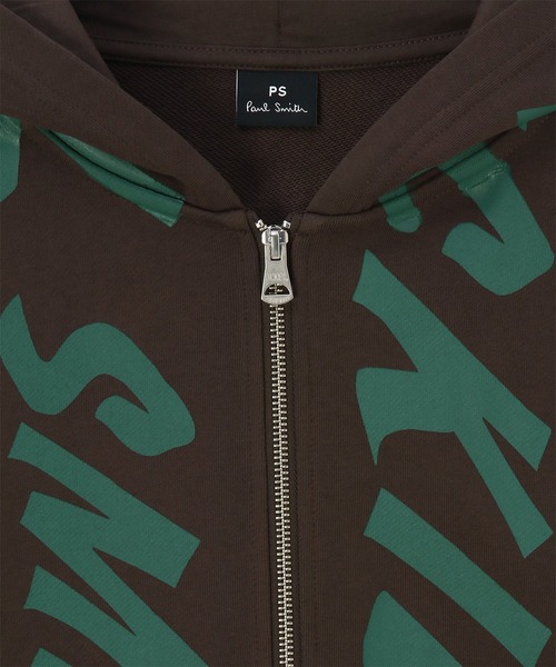 Dickies(ディッキーズ)の「ウィメンズ Dickie(R) × PS Paul Smith ジップアップ パーカ / 265914 DC005W(パーカー・レディース・ネイビー/ブラウン・MEDIUM)」の9枚目の写真
