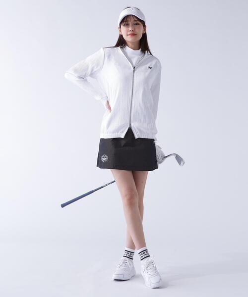 MASTER BUNNY EDITION（マスターバニーエディション）の「メモリータフタ刺し子スカート（スカート・レディース・ブラウン/ブラック/ホワイト・MEDIUM/LARGE）」の16枚目の写真