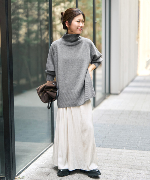 Spick & Span(スピックアンドスパン)の「ウールカシミヤハイネックプルオーバー(ニット/セーター・レディース・グレー/ブラウン/ブルー/ベージュ系その他/ピンク系その他・FREE)」の20枚目の写真