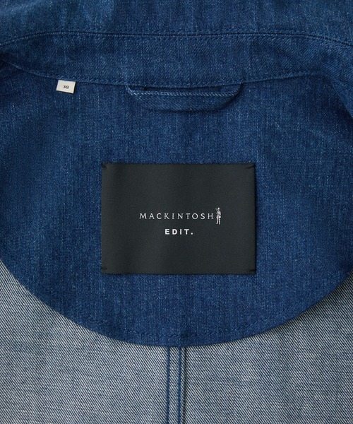 Mackintosh(マッキントッシュ)の「NEW HUMBIE NO-COL DNMJK MB EX(デニムジャケット・レディース・インディゴブルー・6)」の2枚目の写真