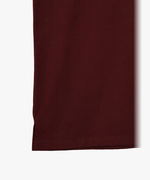 agnes b.(アニエスベー)の「メンズ ロゴ 刺繍 コットン 半袖 Tシャツ "Horace"(Tシャツ/カットソー・メンズ・ボルドー・2)」の6枚目の写真