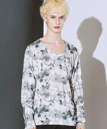 【NO ID.】Zip Sleeve U-Neck Pullover / ジップ スリーブ ユーネック プルオーバー