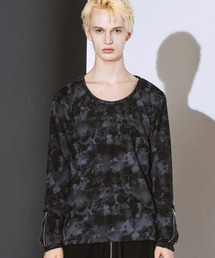 NO ID.（ノーアイディ）の「【NO ID.】Zip Sleeve U-Neck Pullover   ジップ スリーブ ユーネック プルオーバー（Tシャツ/カットソー）」