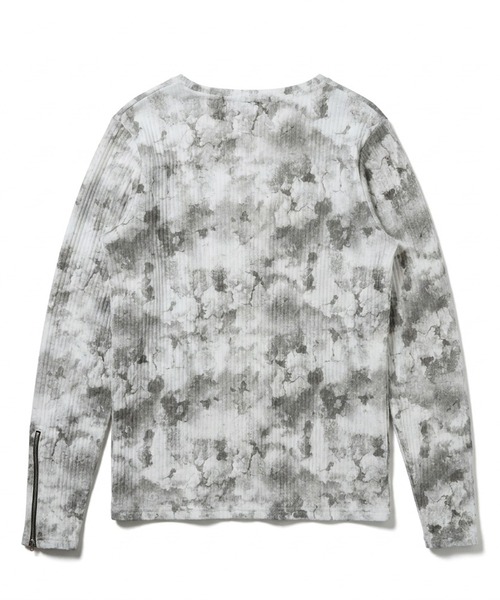 NO ID.（ノーアイディ）の「【NO ID.】Zip Sleeve U-Neck Pullover / ジップ スリーブ ユーネック プルオーバー（Tシャツ/カットソー・メンズ・ブラック/ホワイト・2/1）」の22枚目の写真