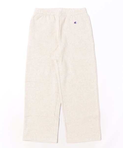 Champion(チャンピオン)の「champion(チャンピオン)ワンポイントロゴ刺繍 ストレートスウェットパンツ(裏起毛)(スウェットパンツ・レディース・ホワイト系その他/ブラック/グレー・M/L)」の1枚目の写真