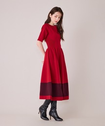 Audie a Muses（オーディアミューズ）の「美シルエットニットワンピース（ワンピース）」