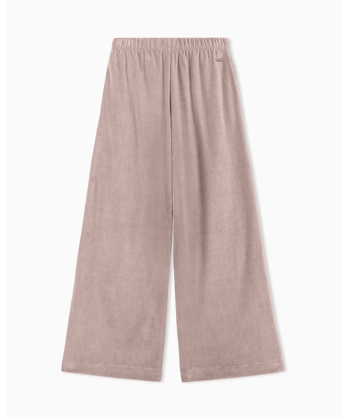 EMPORIO ARMANI EA7(エンポリオアルマーニイーエーセブン)の「<オンライン限定>【エンポリオ アルマーニ EA7】ウィメンズ ワイドレッグパンツ Athletic Velour(スウェットパンツ・レディース・サンドグレー・LARGE/X-SMALL/SMALL/MEDIUM)」の5枚目の写真