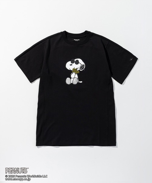 1PIU1UGUALE3 RELAX (ウノピゥウノウグァーレトレ リラックス)の「1PIU1UGUALE3 RELAX(ウノピゥウノウグァーレトレ リラックス)【スヌーピー】ジョー・クルー&ウッドストック 半袖Tシャツ(Tシャツ/カットソー・メンズ・ホワイト/ブラック・M/S/L/XXL/XL)」の7枚目の写真
