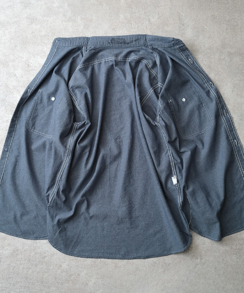 YMCLKY（ワイエムシーエルケーワイ）の「米軍タイプ シャンブレーシャツ 無地 長袖 YMCLKY. #JS227YN（シャツ/ブラウス・メンズ・ホワイト/ブルー・X-LARGE/LARGE/SMALL/XX-LARGE）」の11枚目の写真