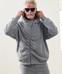 Maison code 13（メゾンコードサーティーン）の「mpa4200- Fleece Lined Asymmetric Hoodie ジップパーカー(M26W-17)（パーカー）」