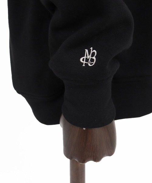 Maison code 13(メゾンコードサーティーン)の「mpa4200- Fleece Lined Asymmetric Hoodie ジップパーカー(M26W-17)(パーカー・メンズ・トップグレー/ブラック・M/L/S)」の13枚目の写真