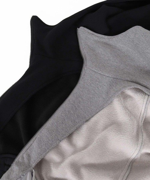 Maison code 13(メゾンコードサーティーン)の「mpa4200- Fleece Lined Asymmetric Hoodie ジップパーカー(M26W-17)(パーカー・メンズ・トップグレー/ブラック・M/L/S)」の22枚目の写真