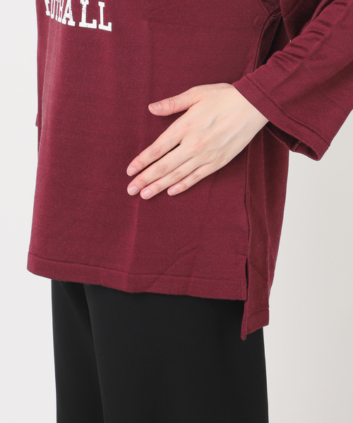 AP STUDIO(エーピーストゥディオ)の「【athletic wear MASON】別注Rayon Football Tsh(Tシャツ/カットソー・レディース・ボルドー/ブラウン・FREE)」の16枚目の写真