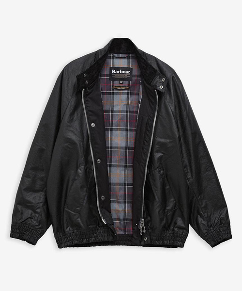 Barbour(バブアー)の「Barbour(バブアー) BLOUSONTRANSPORT WAX JACKET(その他アウター・メンズ・カーキ/ブラック・40/38/36/42)」の3枚目の写真