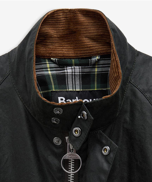 Barbour(バブアー)の「Barbour(バブアー) BLOUSONTRANSPORT WAX JACKET(その他アウター・メンズ・カーキ/ブラック・40/38/36/42)」の14枚目の写真
