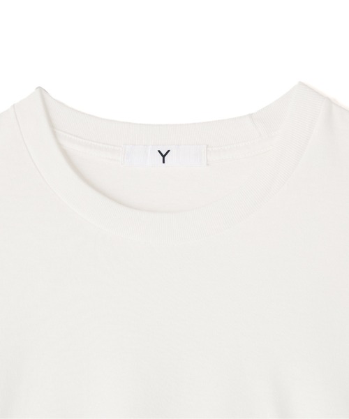 Y（ワイ）の「Ｙ / ORGANIC COTTON JERSEY LONG SLEEVE T‐SHIRT（Tシャツ/カットソー・メンズ・ネイビー/ホワイト・SMALL/LARGE/MEDIUM）」の4枚目の写真