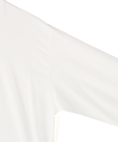 Y（ワイ）の「Ｙ / ORGANIC COTTON JERSEY LONG SLEEVE T‐SHIRT（Tシャツ/カットソー・メンズ・ネイビー/ホワイト・SMALL/LARGE/MEDIUM）」の5枚目の写真