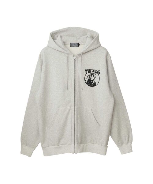 HYSTERIC GLAMOUR(ヒステリックグラマー)の「ROCK ’N’ ROLL GOOD TO ME パーカー(パーカー・メンズ・ブラック/トップグレー/グリーン・X-LARGE/LARGE/MEDIUM/SMALL)」の3枚目の写真