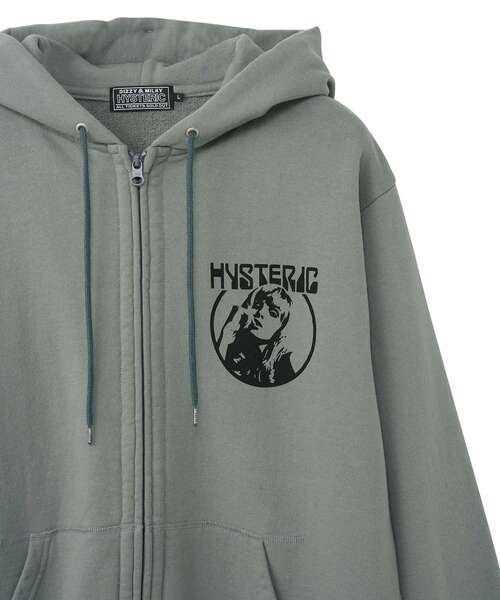 HYSTERIC GLAMOUR(ヒステリックグラマー)の「ROCK ’N’ ROLL GOOD TO ME パーカー(パーカー・メンズ・ブラック/トップグレー/グリーン・X-LARGE/LARGE/MEDIUM/SMALL)」の5枚目の写真