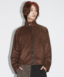 DEMARC（ドゥマーク）の「M Whole Leopard ライダースブルゾン（フェイクレザー） - ブラウン（ブルゾン）」